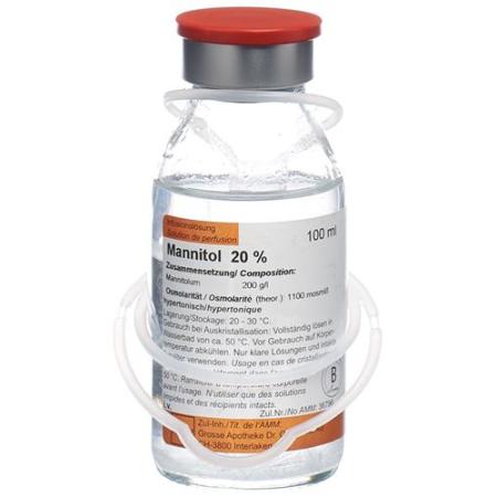 Mannitol Bichsel Inf L&ouml;s 20% 10 glass bottles 100 ml - PrimeCare Global