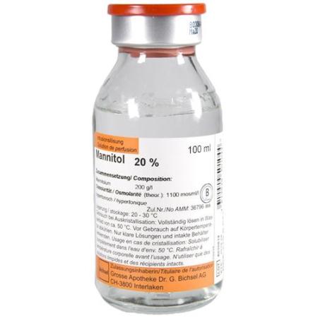 Mannitol Bichsel Inf L&ouml;s 20% 10 glass bottles 100 ml - PrimeCare Global