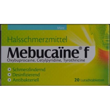 Mebucaine F Lutschtabletten Mint 20 Stk - PrimeCare Global