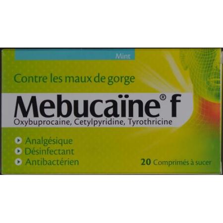Mebucaine F Lutschtabletten Mint 20 Stk - PrimeCare Global