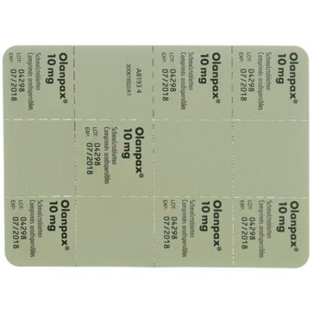 Olanpax Melting Tabl 10 mg 28 pcs - PrimeCare Global