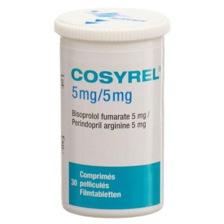 Cosyrel Filmtablet Bisoprolol fumarate 5mg/Perindopril arginine 5mg - PrimeCare Global