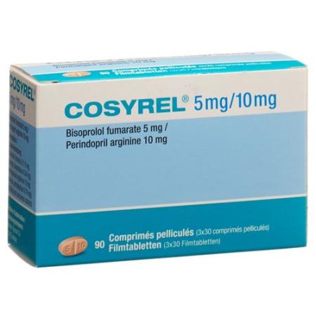 Cosyrel Filmtablet Bisoprolol fumarate 5mg/Perindopril arginine 10mg - PrimeCare Global