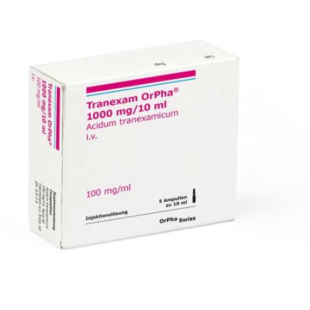 Tranexam OrPha Inj Los 1000mg/10ml 5amp 10ml - PrimeCare Global