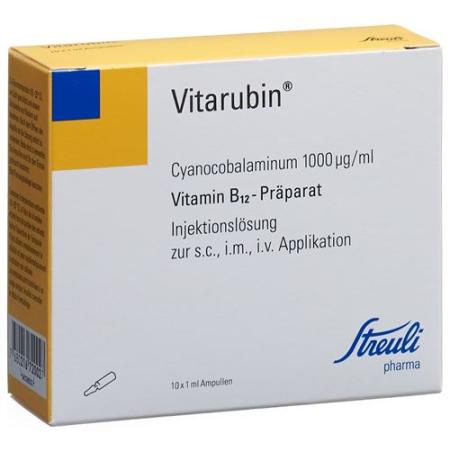 Vitarubin Inj Loes 1000 mcg/ml 10amp 1ml - PrimeCare Global