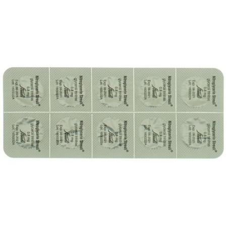 Nitroglycerin Streuli Kaukaps 0.8 mg 30 pcs - PrimeCare Global