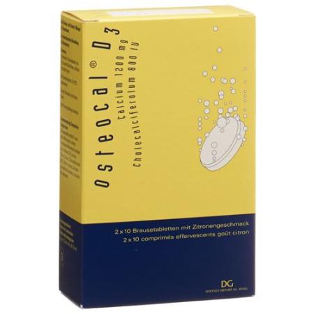 Osteocal D3 effervescent tablet 1200/800 20 pcs - PrimeCare Global