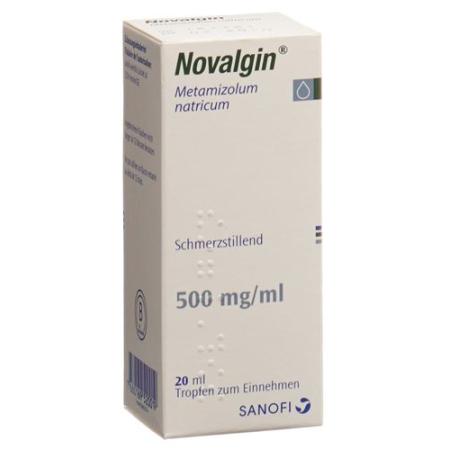 Novalgin drops 0.5 g/ml bottle 20 ml - PrimeCare Global