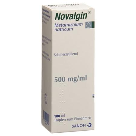 Novalgin drops 0.5 g/ml bottle 100 ml - PrimeCare Global