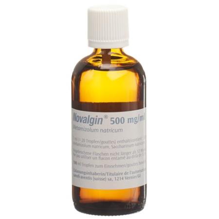 Novalgin drops 0.5 g/ml bottle 100 ml - PrimeCare Global