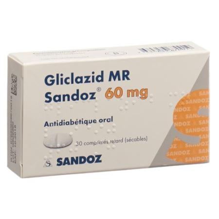 Gliclazide MR Sandoz Ret Tabl 60 mg 30 pcs - PrimeCare Global
