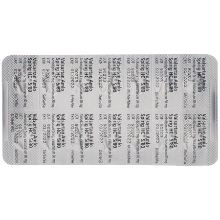 Valsartan Amlo Spirig HC Filmtabl 5/80mg 28 pcs - PrimeCare Global