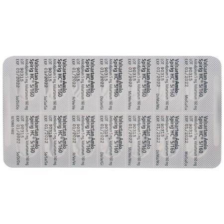 Valsartan Amlo Spirig HC Filmtabl 5/160mg 28 pcs - PrimeCare Global
