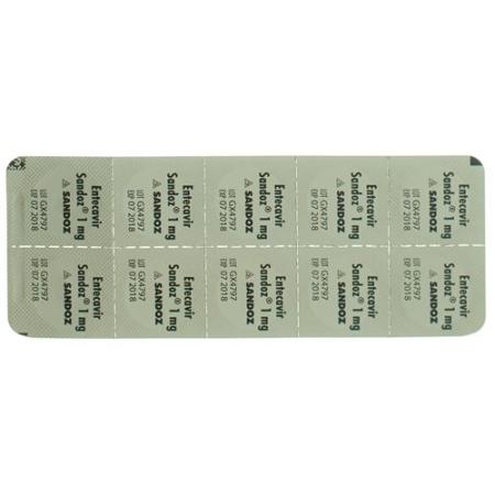Entecavir Sandoz film tablets 1 mg 30 pcs - PrimeCare Global