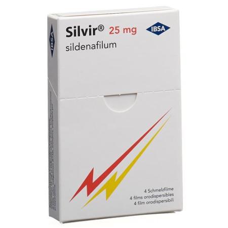 Silvir melting film 25 mg 4 pcs - PrimeCare Global