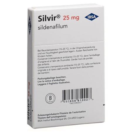Silvir melting film 25 mg 4 pcs - PrimeCare Global