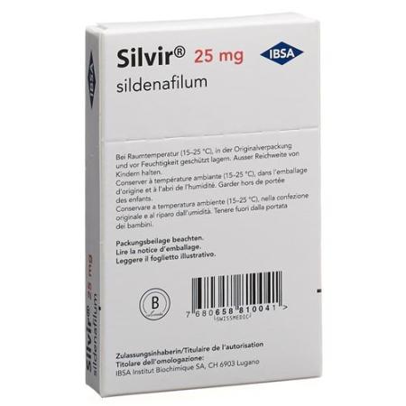 Silvir melting film 25 mg 12 pcs - PrimeCare Global