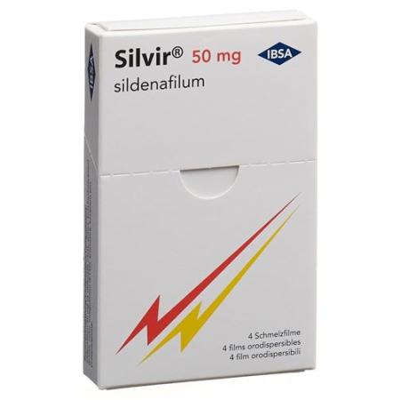 Silvir melting film 50 mg 4 pcs - PrimeCare Global