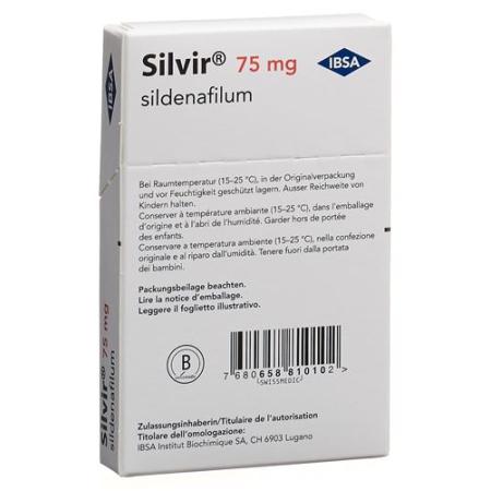 Silvir melting film 75 mg 4 pcs - PrimeCare Global