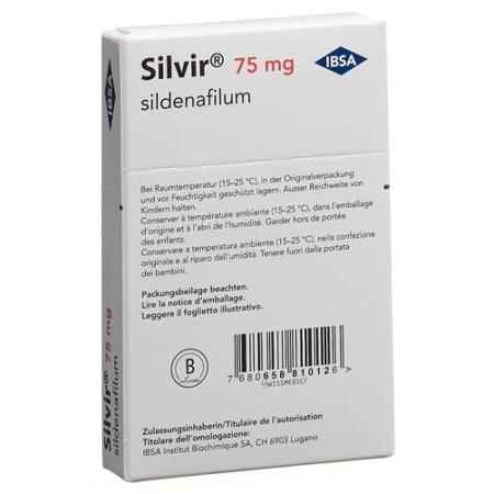 Silvir melting film 75 mg 12 pcs - PrimeCare Global