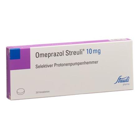 Omeprazol Streuli film tablets 10 mg 28 pcs - PrimeCare Global