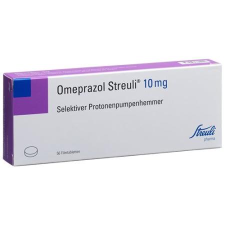 Omeprazol Streuli film tablets 10 mg 56 pcs - PrimeCare Global
