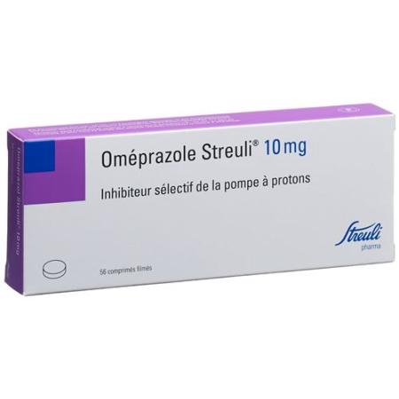 Omeprazol Streuli film tablets 10 mg 56 pcs - PrimeCare Global