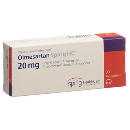 Olmesartan Spirig HC Filmtabl 20 mg 30 pcs - PrimeCare Global
