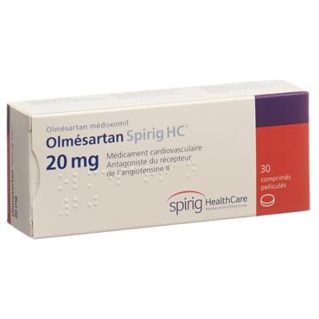 Olmesartan Spirig HC Filmtabl 20 mg 30 pcs - PrimeCare Global