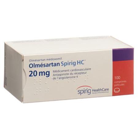 Olmesartan Spirig HC Filmtabl 20 mg 100 pcs - PrimeCare Global