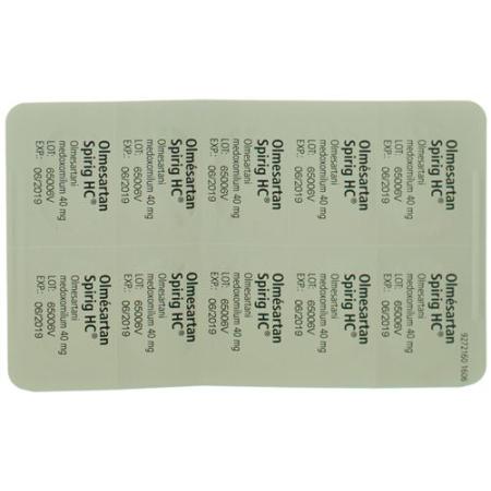 Olmesartan Spirig HC Filmtabl 40 mg 30 pcs - PrimeCare Global