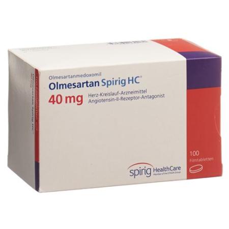 Olmesartan Spirig HC Filmtabl 40 mg 100 pcs - PrimeCare Global