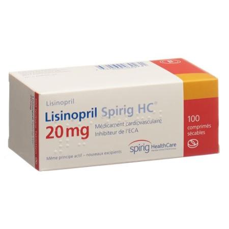 Lisinopril Spirig HC Tabl 20 mg 100 pcs - PrimeCare Global