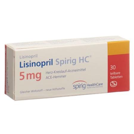 LISINOPRIL Spirig HC Tabl 5 mg - PrimeCare Global