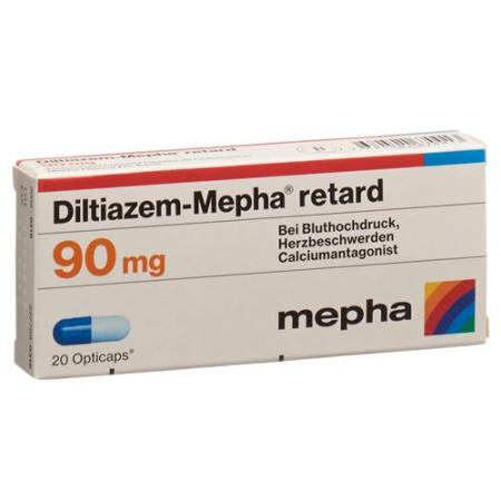 Diltiazem Mepha Retard 90 mg 20 Opticaps - PrimeCare Global