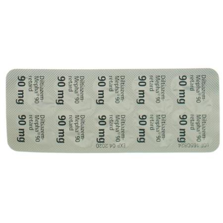 Diltiazem Mepha Retard 90 mg 100 Opticaps - PrimeCare Global