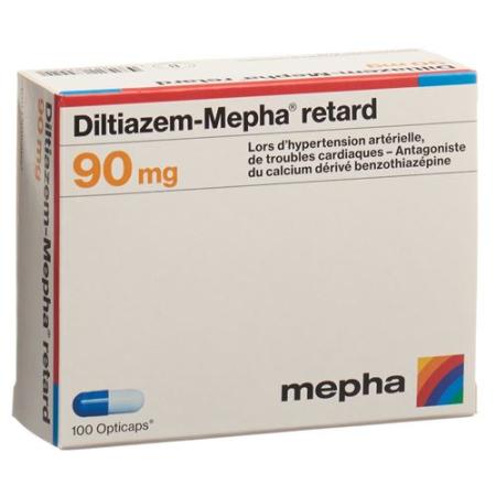 Diltiazem Mepha Retard 90 mg 100 Opticaps - PrimeCare Global