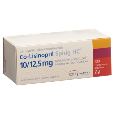Co-Lisinopril Spirig HC Tabl 10/12.5 mg 100 pcs - PrimeCare Global