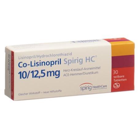 Co-Lisinopril Spirig 10/12,5 mg 30 tablets - PrimeCare Global