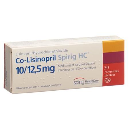 Co-Lisinopril Spirig 10/12,5 mg 30 tablets - PrimeCare Global