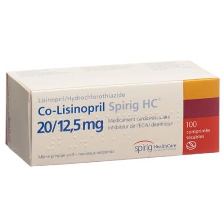 Co-Lisinopril Spirig HC Tabl 20/12.5 mg 100 pcs - PrimeCare Global