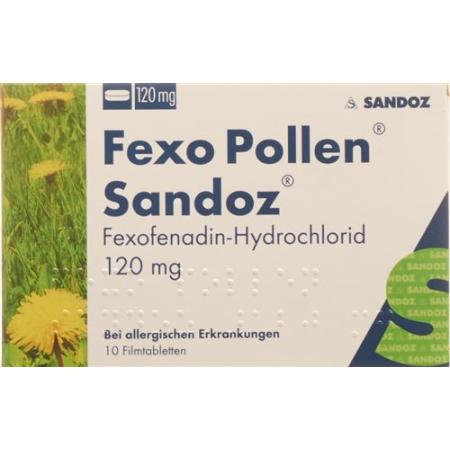 Fexo Pollen Sandoz Filmtabl 120 mg 10 pcs - PrimeCare Global