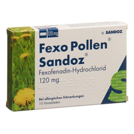 Fexo Pollen Sandoz Filmtabl 120 mg 10 pcs - PrimeCare Global
