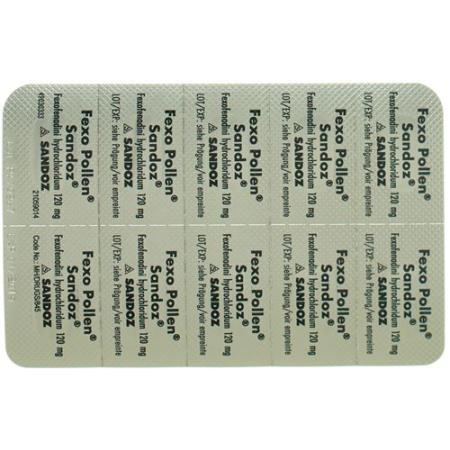 Fexo Pollen Sandoz Filmtabl 120 mg 10 pcs - PrimeCare Global