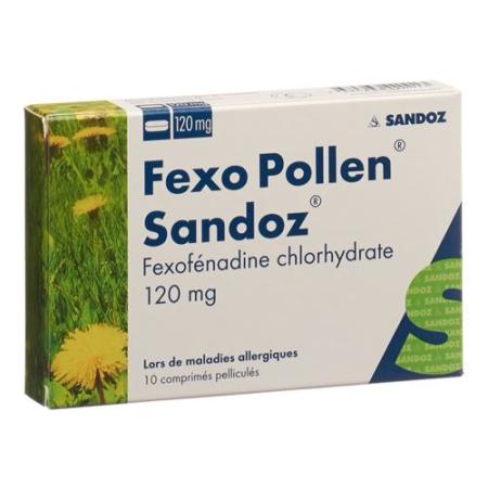Fexo Pollen Sandoz Filmtabl 120 mg 10 pcs - PrimeCare Global