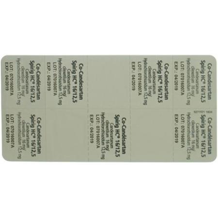 Co-Candesartan Spirig HC Tabl 16/12.5mg 28 pcs - PrimeCare Global