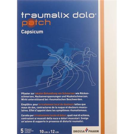 traumalix dolo patch 10cmx12cm 5 pieces - PrimeCare Global