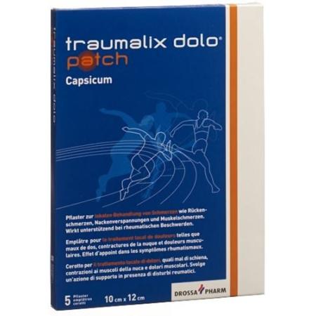 traumalix dolo patch 10cmx12cm 5 pieces - PrimeCare Global