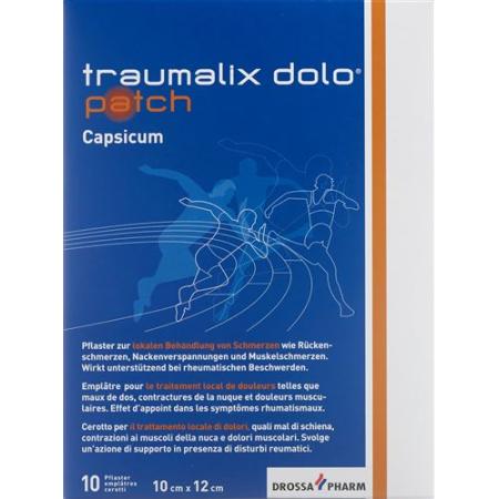 traumalix dolo patch 10cmx12cm 10 pieces - PrimeCare Global