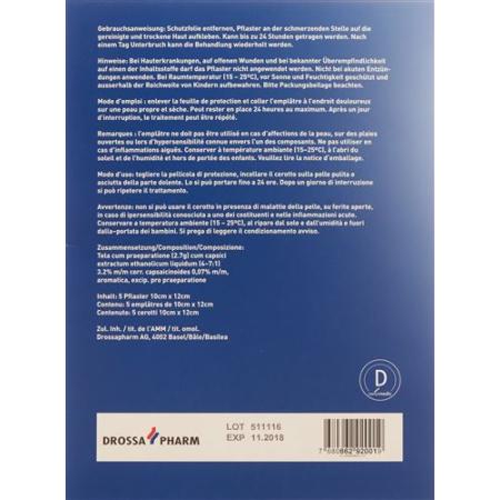 traumalix dolo patch 10cmx12cm 10 pieces - PrimeCare Global
